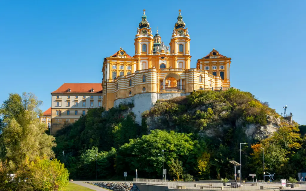Melk Abbey above the Danube